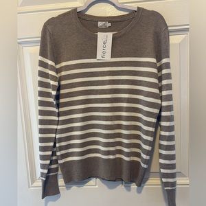 NWT boutique brand striped sweater